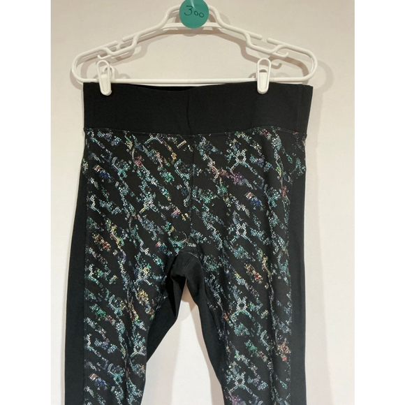 Woman’s spalding long athletic jogger pants xl black with pattern - Picture 2 of 6